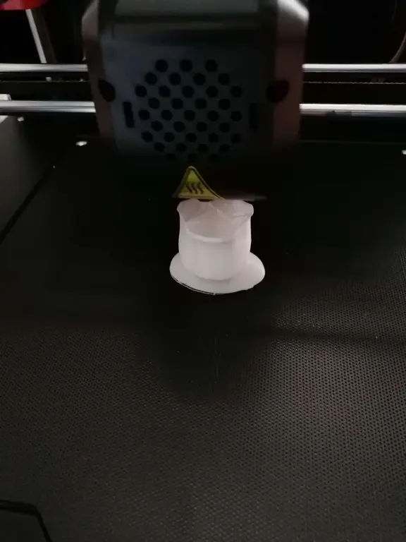 Zdjęcie podczas druku 3d 