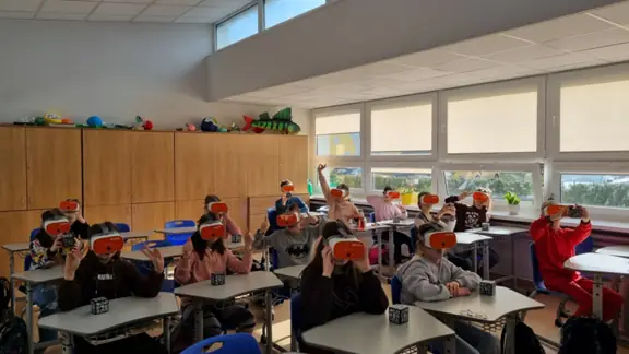 Przyroda w klasie 4a.