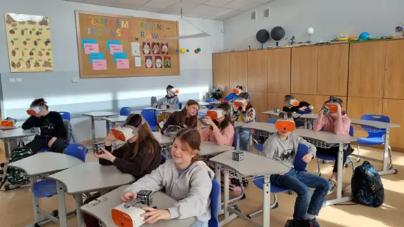 Przyroda w klasie 4a.